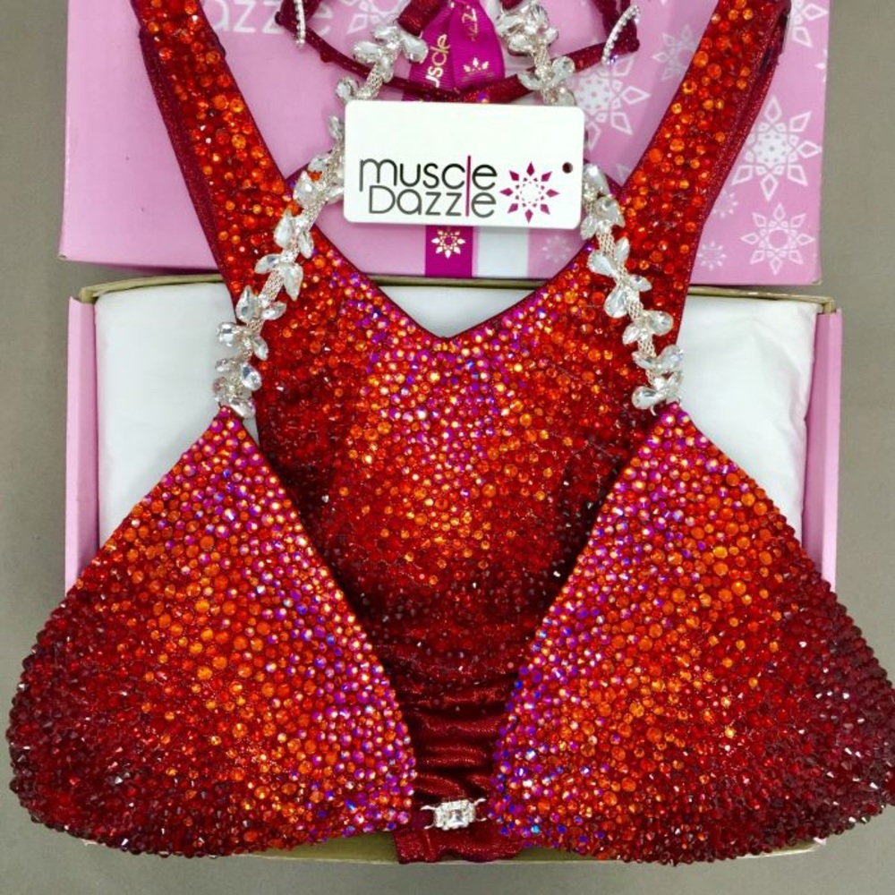 Figure suit from Muscle Dazzle-Firey Red